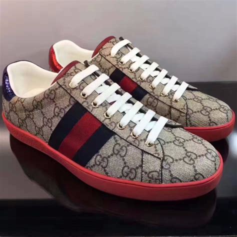 gucci men trainer|authentic Gucci sneakers for men.